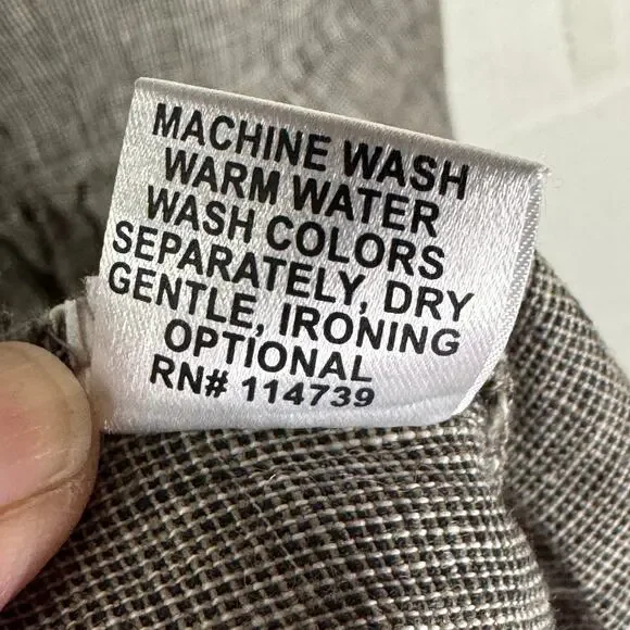 FLAX 100% Linen Dress Women's S Sleeveless Tank Lagenlook Hippie Artsy Summer - Picture 9 of 13